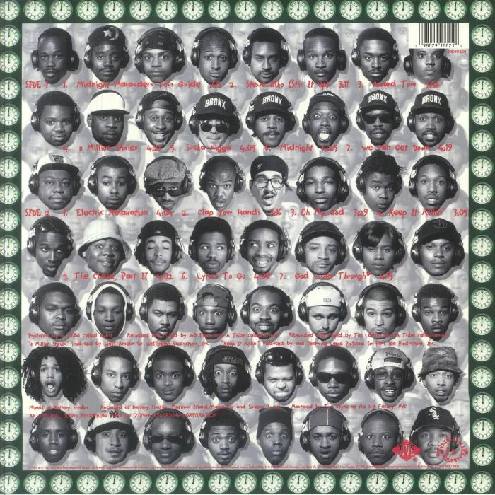Обратная сторона обложки — A TRIBE CALLED QUEST — Midnight Marauders (reissue)