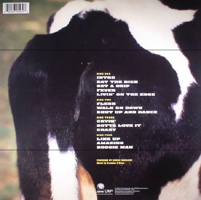 Back cover — AEROSMITH — Get A Grip (reissue)