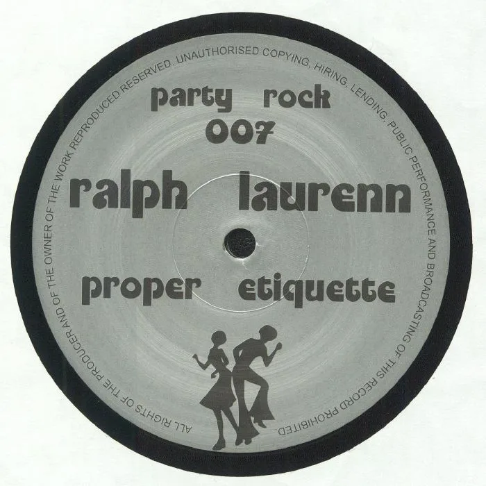 Front cover — Ralph LAURENN — Proper Etiquette (reissue)
