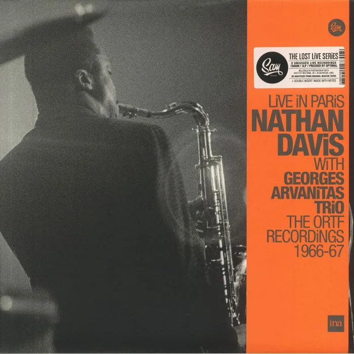 Лицевая сторона обложки — Nathan DAVIS / GEORGES ARVANITAS TRIO — Live In Paris: The Ortif Recordings 1966-67 (Deluxe Edition)