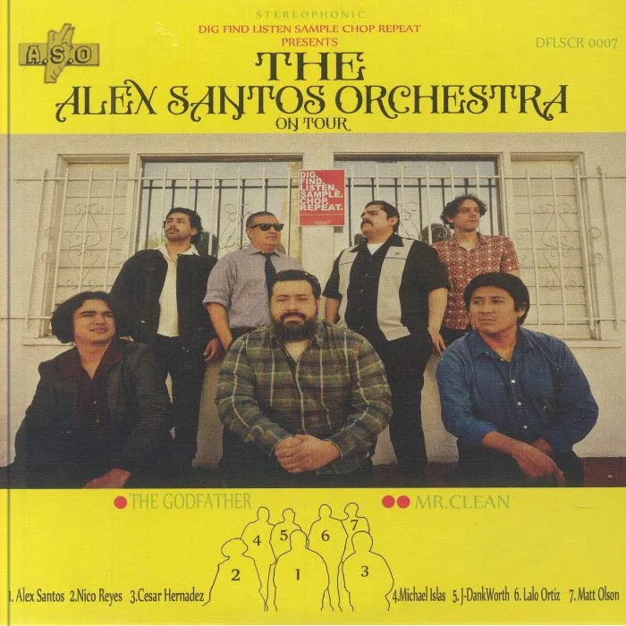 Лицевая сторона обложки — ALEX SANTOS ORCHESTRA — The Alex Santos Orchestra On Tour