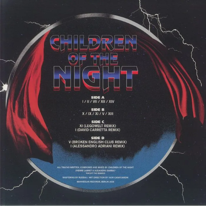 Back cover — CHILDREN OF THE NIGHT — Children Of The Night