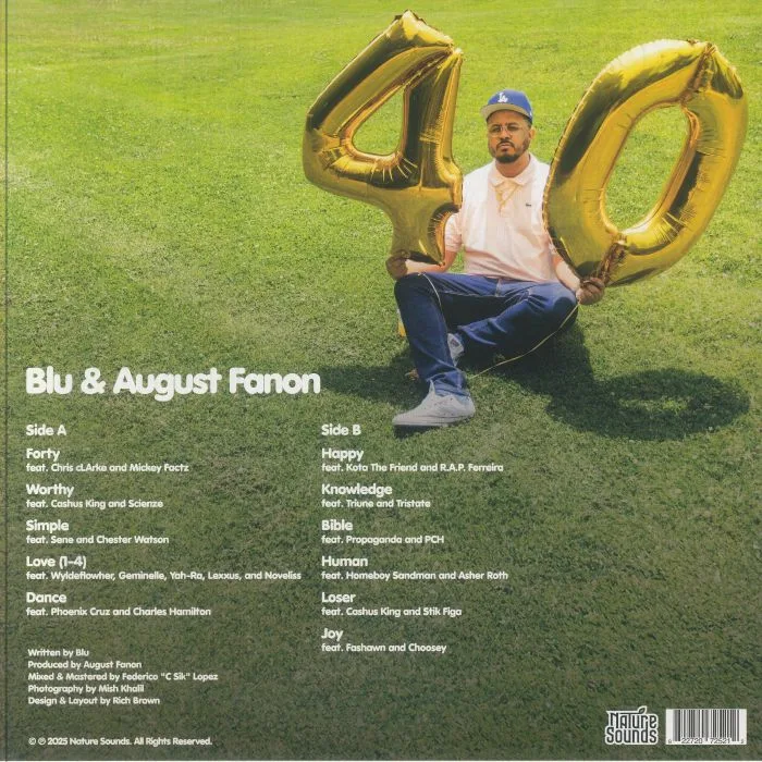 Обратная сторона обложки — BLU / AUGUST FANON — Forty