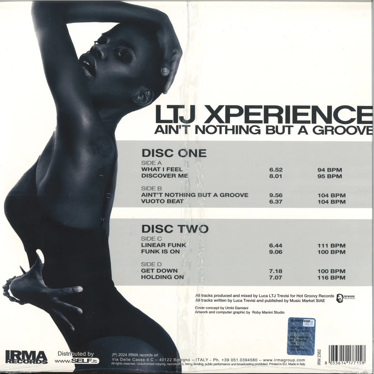 Обратная сторона обложки — Ltj Xperience — AIN’T NOTHING BUT A GROOVE LP 2x12"