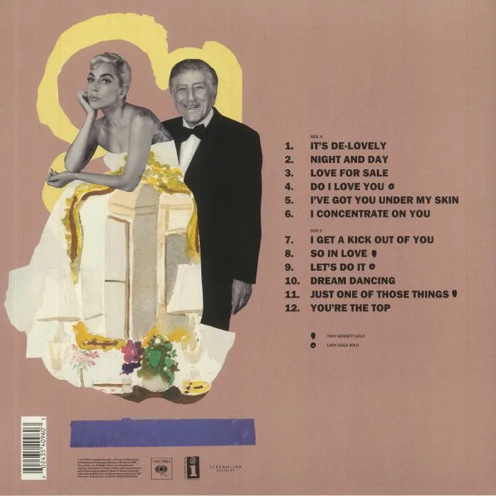 Обратная сторона обложки — Tony BENNETT / LADY GAGA — Love For Sale (Deluxe Edition)