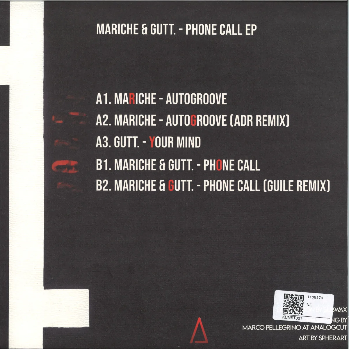 Back cover — Mariche&Gutt. — Phone Call