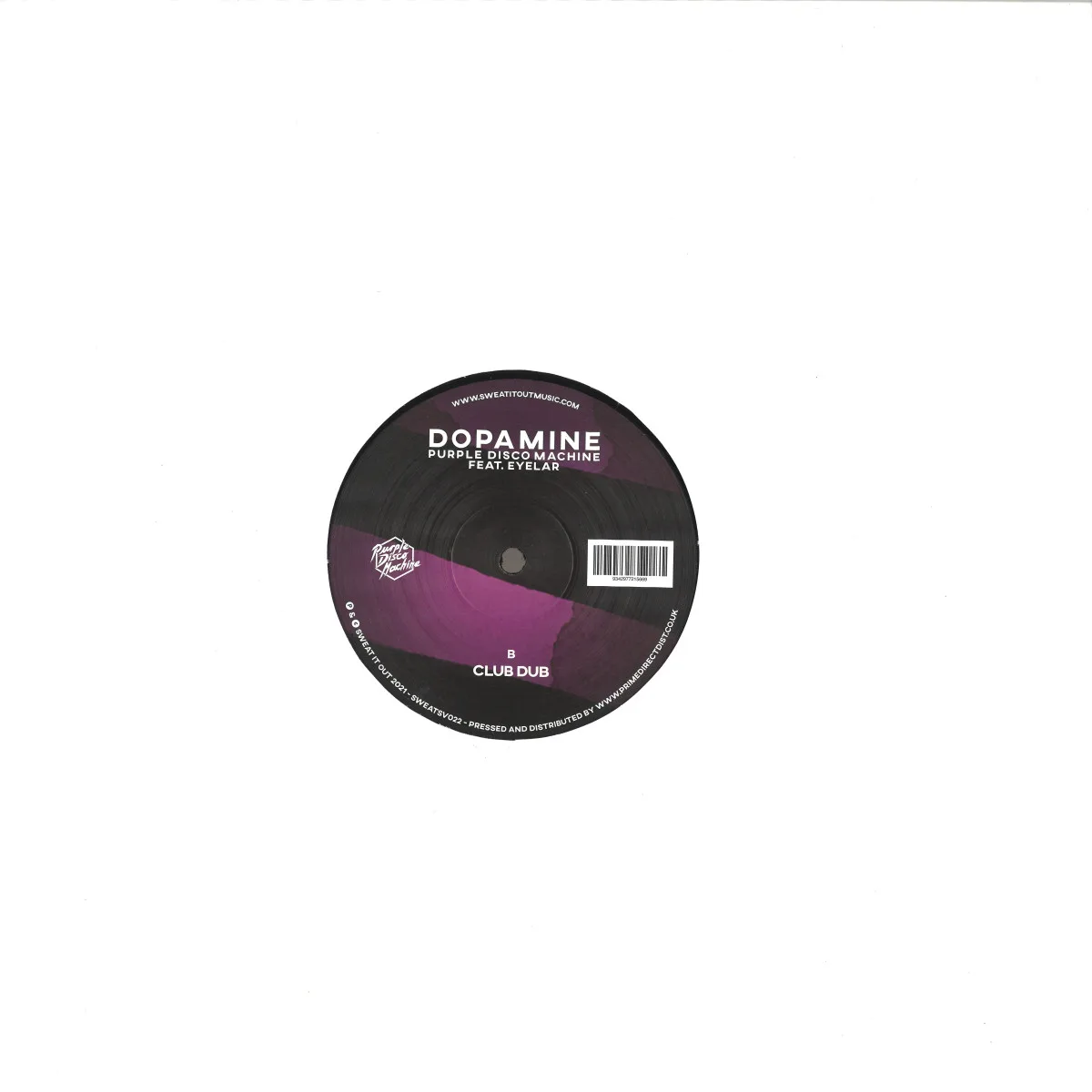 Back cover — Purple Disco Machine Featuring Eyelar — Dopamine