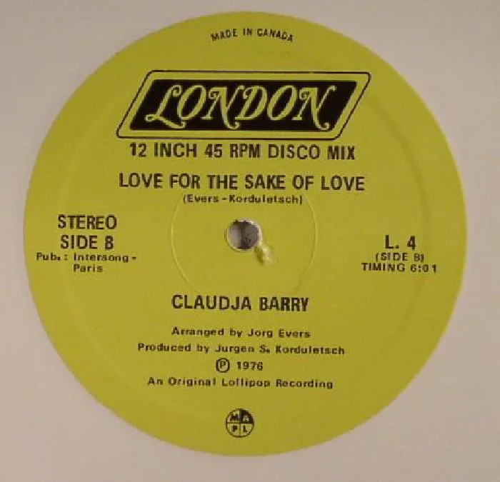 Back cover — Claudja BARRY — Sweet Dynamite