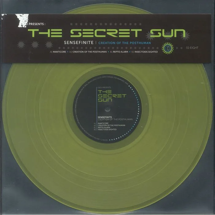 Лицевая сторона обложки — SENSEFINITE — The Secret Sun: Creation Of The Posthuman