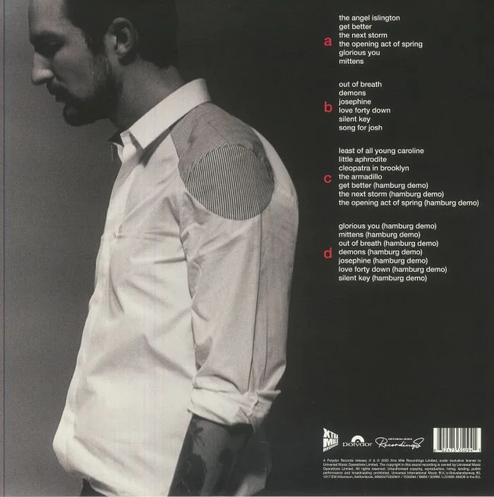 Back cover — Frank TURNER — Positive Songs For Negative People (Record Store Day RSD 2025)