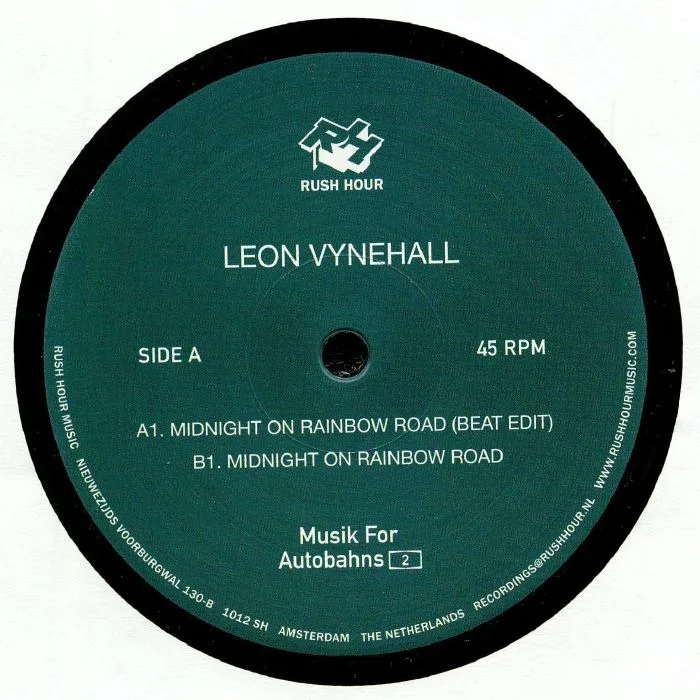 Лицевая сторона обложки — Leon VYNEHALL — Midnight On Rainbow Road