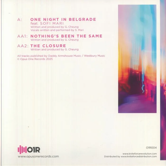 Back cover — NOOKIE — One Night In Belgrade