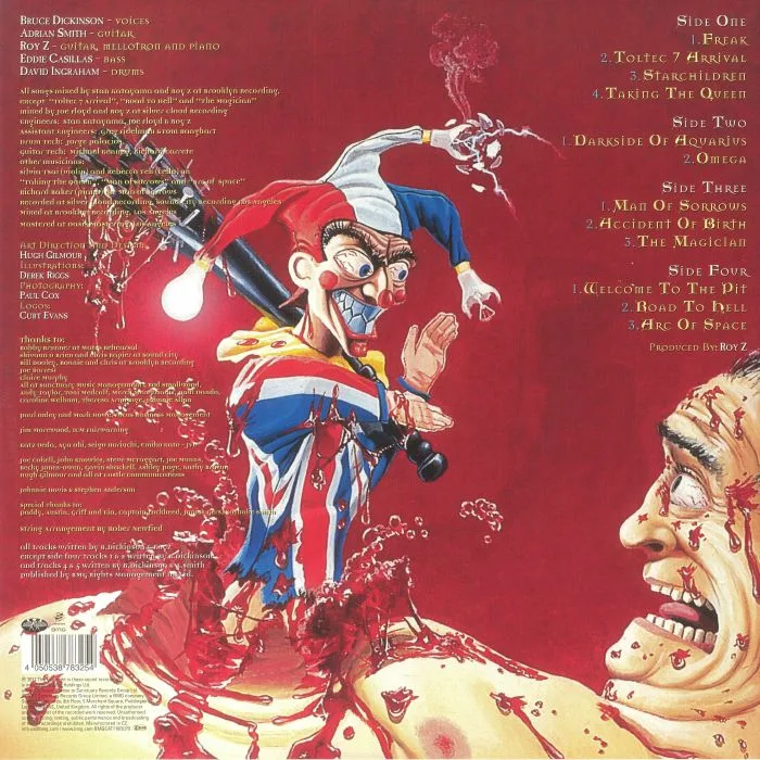 Обратная сторона обложки — Bruce DICKINSON — Accident Of Birth (25th Anniversary Edition)