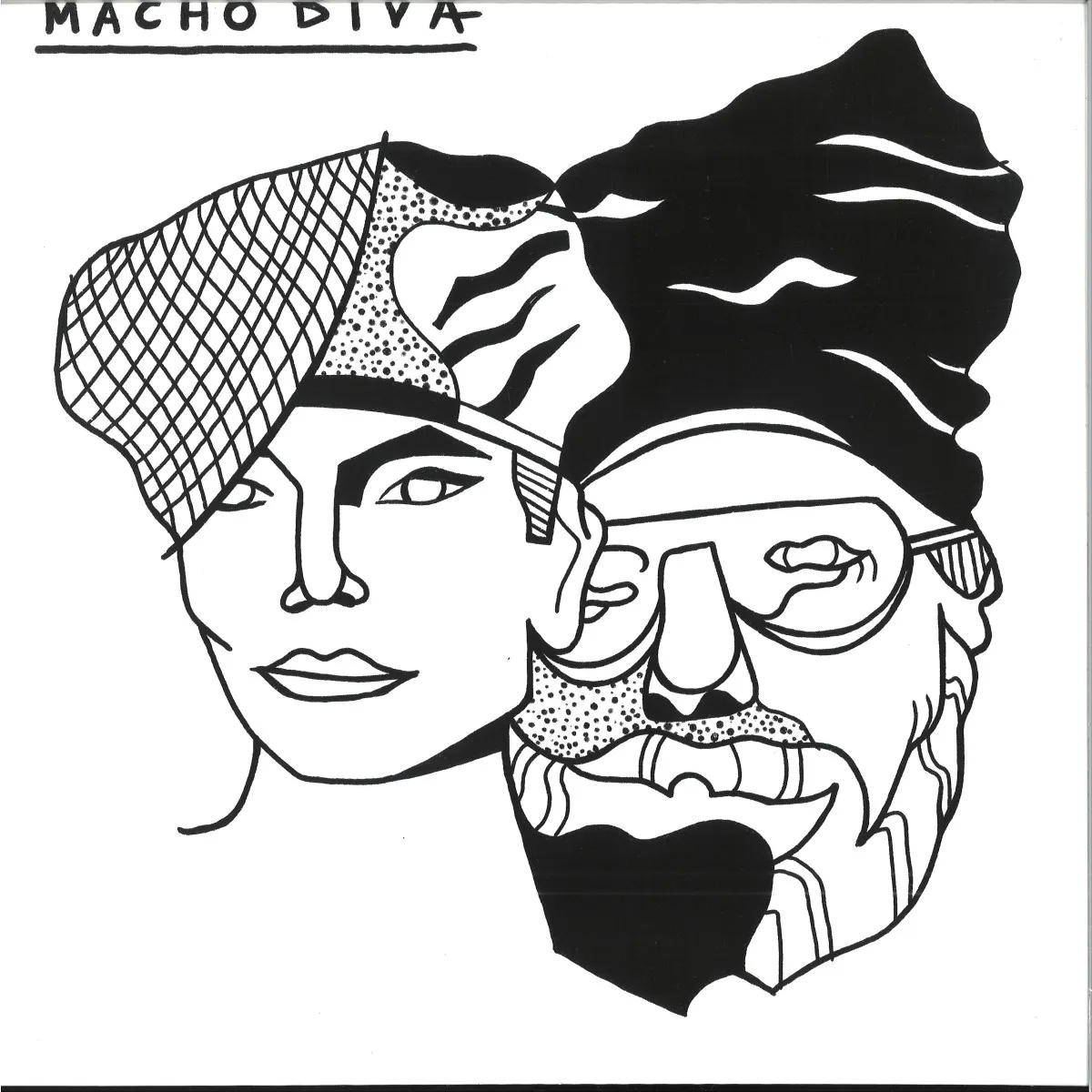 Back cover — Macho Diva — Fetishista Kommunista LP