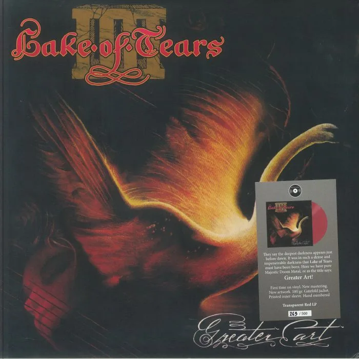 Лицевая сторона обложки — LAKE OF TEARS — Greater Art (reissue)