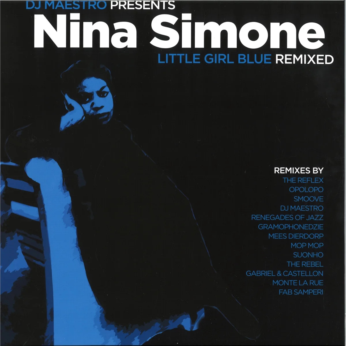 Back cover — Nina SimoneandDj Maestro — Little Girl Blue Remixed LP 2x12"