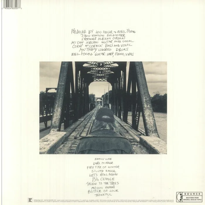 Back cover — Neil YOUNG / THE CHROME HEARTS — Talkin To The Trees