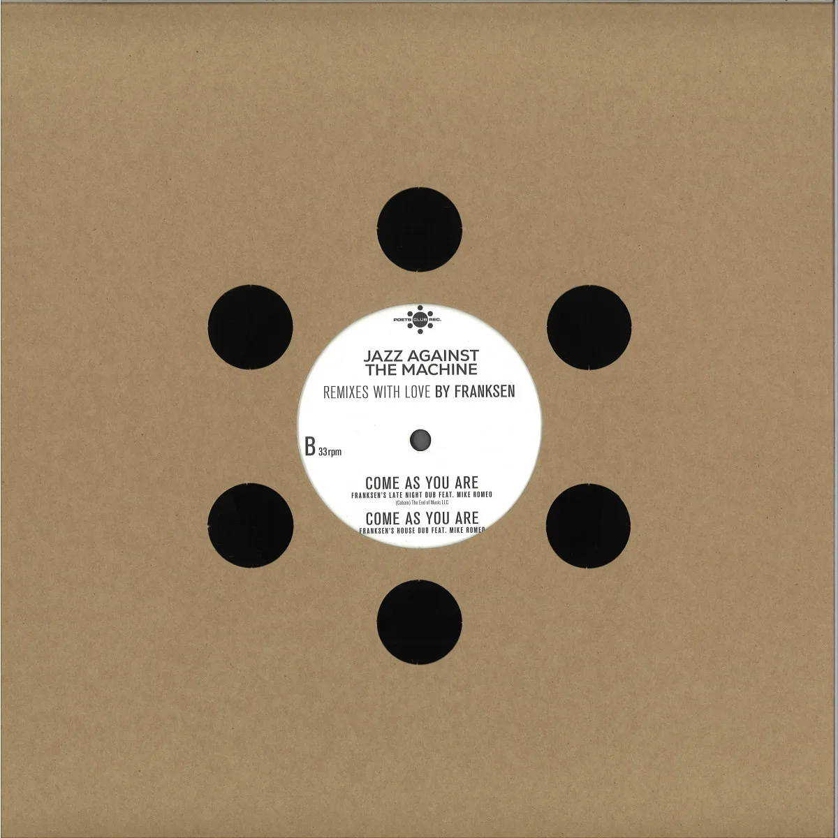 Back cover — Jazz Against The Machine — Remixes With Love (by Franksen)