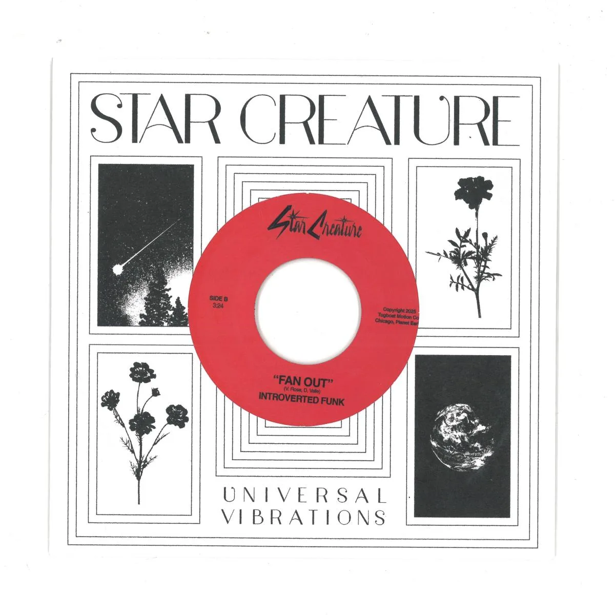 Обратная сторона обложки — Introverted Funk — Tell You / Fan Out 7"