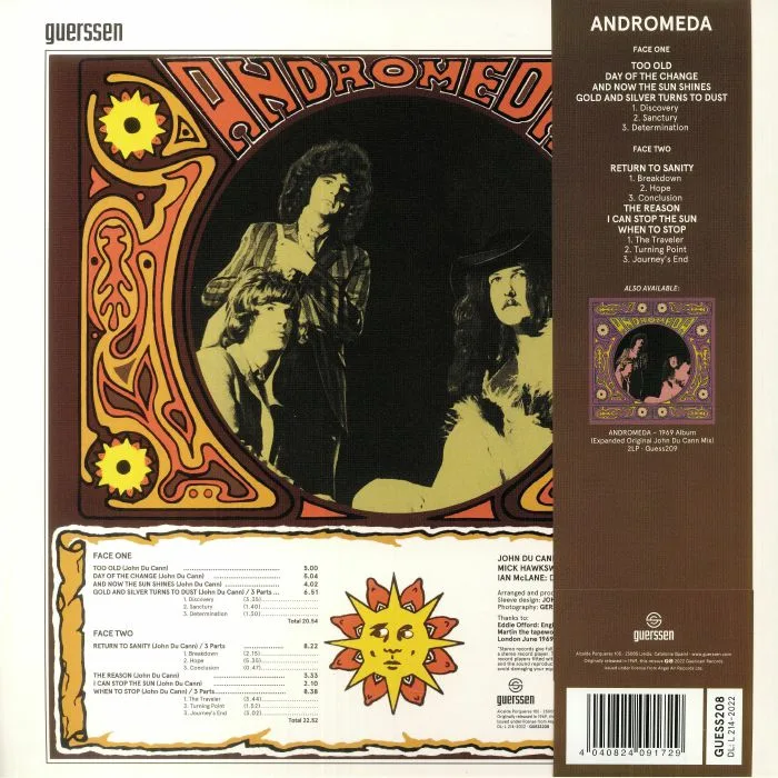 Обратная сторона обложки — ANDROMEDA — Andromeda (reissue)