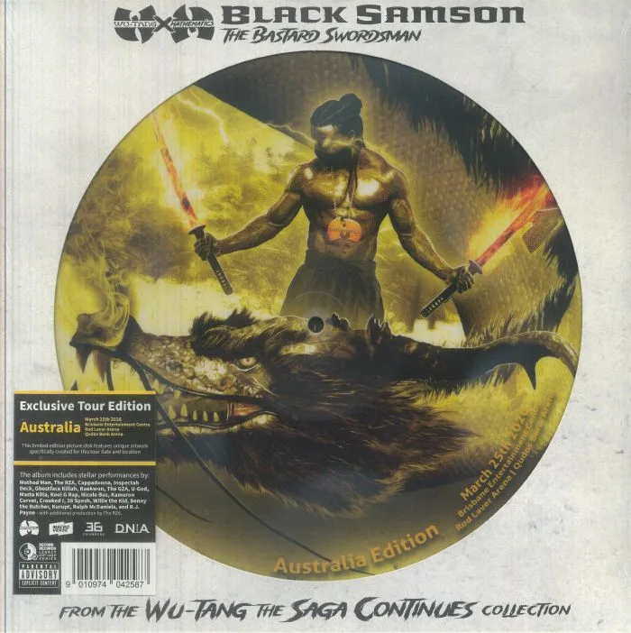 WU TANG CLAN / MATHEMATICS — Black Samson: The Bastard Swordsman (Australia Edition)