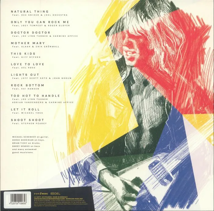 Back cover — Michael SCHENKER — My Years With UFO