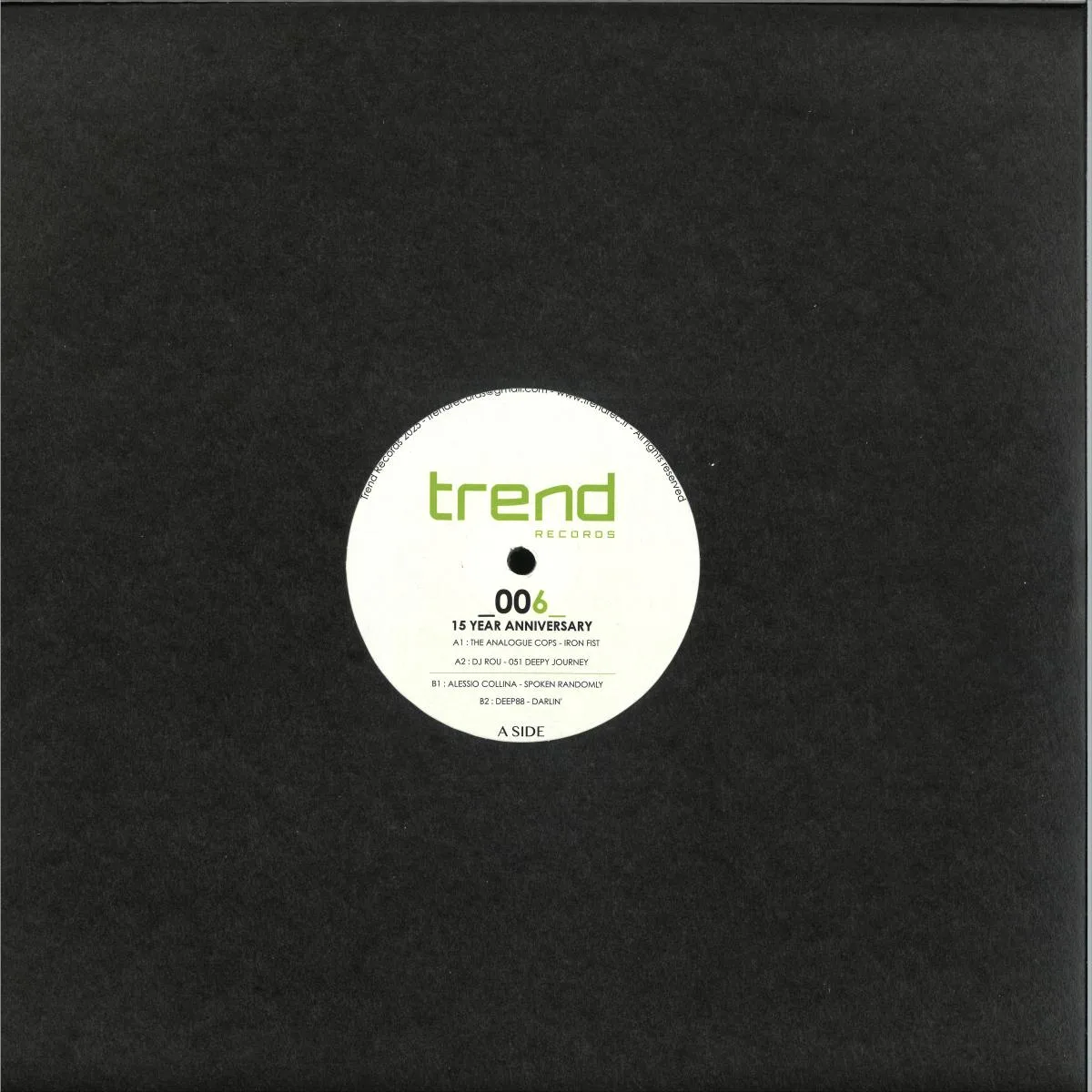 Back cover — Various — 15 YEAR ANNIVERSARY