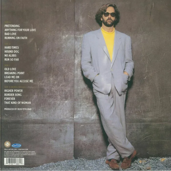 Back cover — Eric CLAPTON — Journeyman (Deluxe Edition) (B-STOCK)