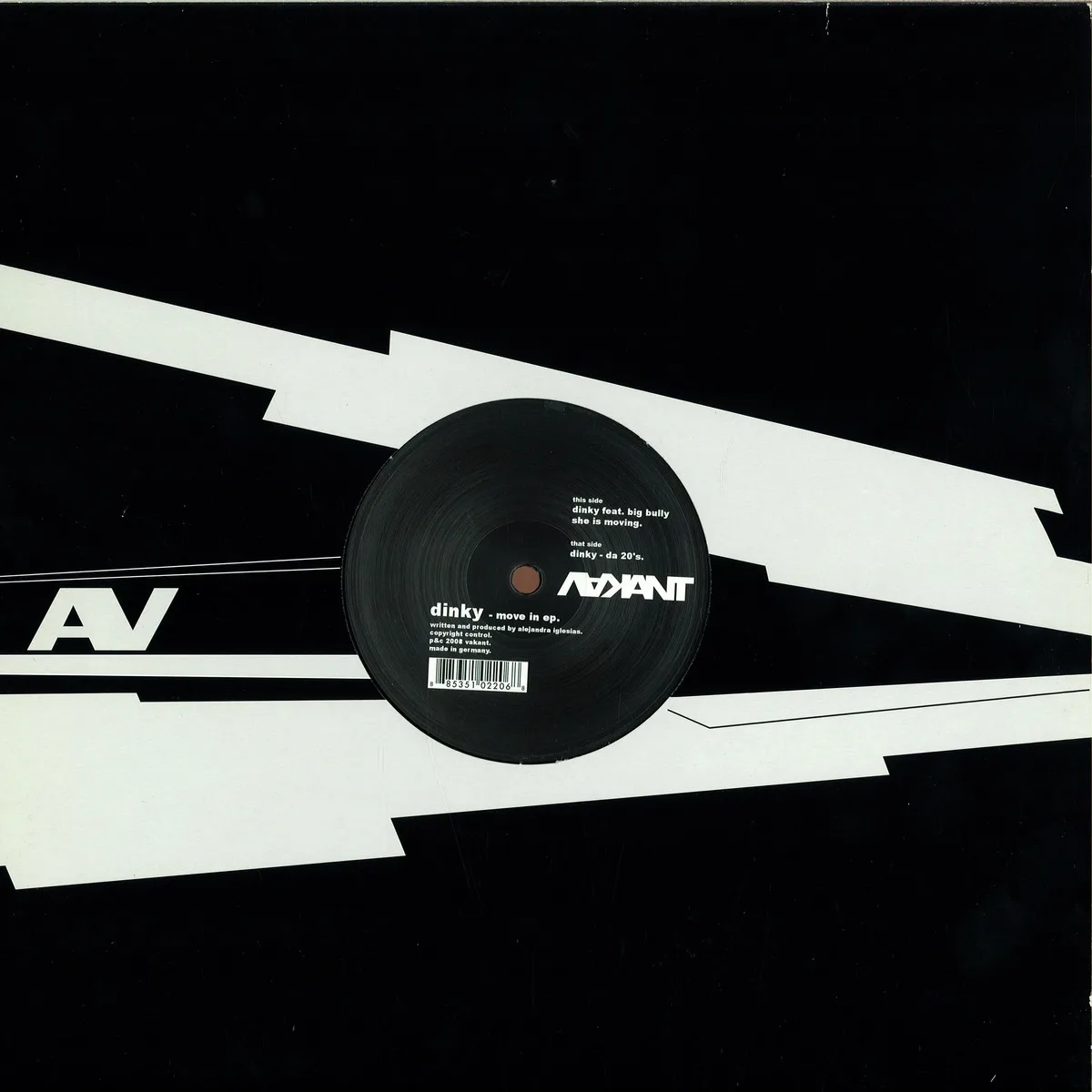 Back cover — Dinky — Move In Ep