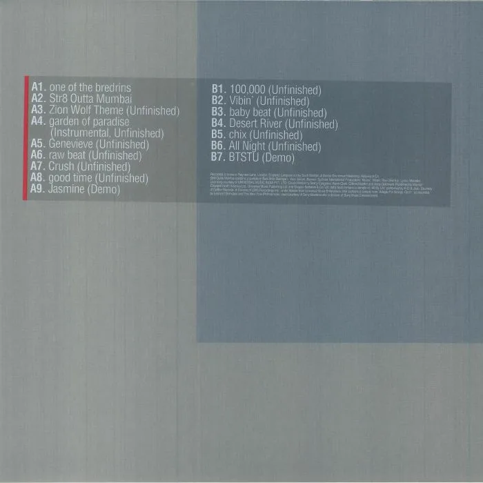 Back cover — Jai PAUL — Leak 04-13: Bait Ones (reissue)