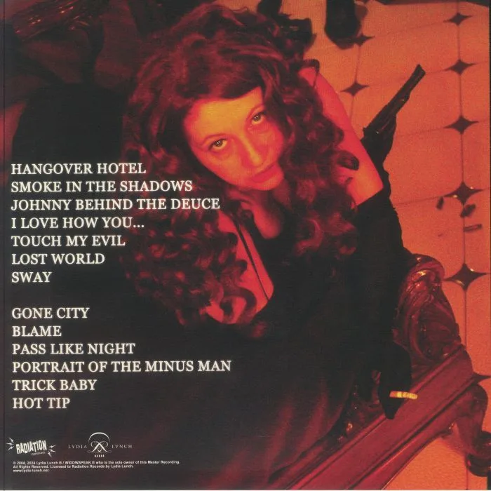 Обратная сторона обложки — Lydia LUNCH — Smoke In The Shadows (reissue)