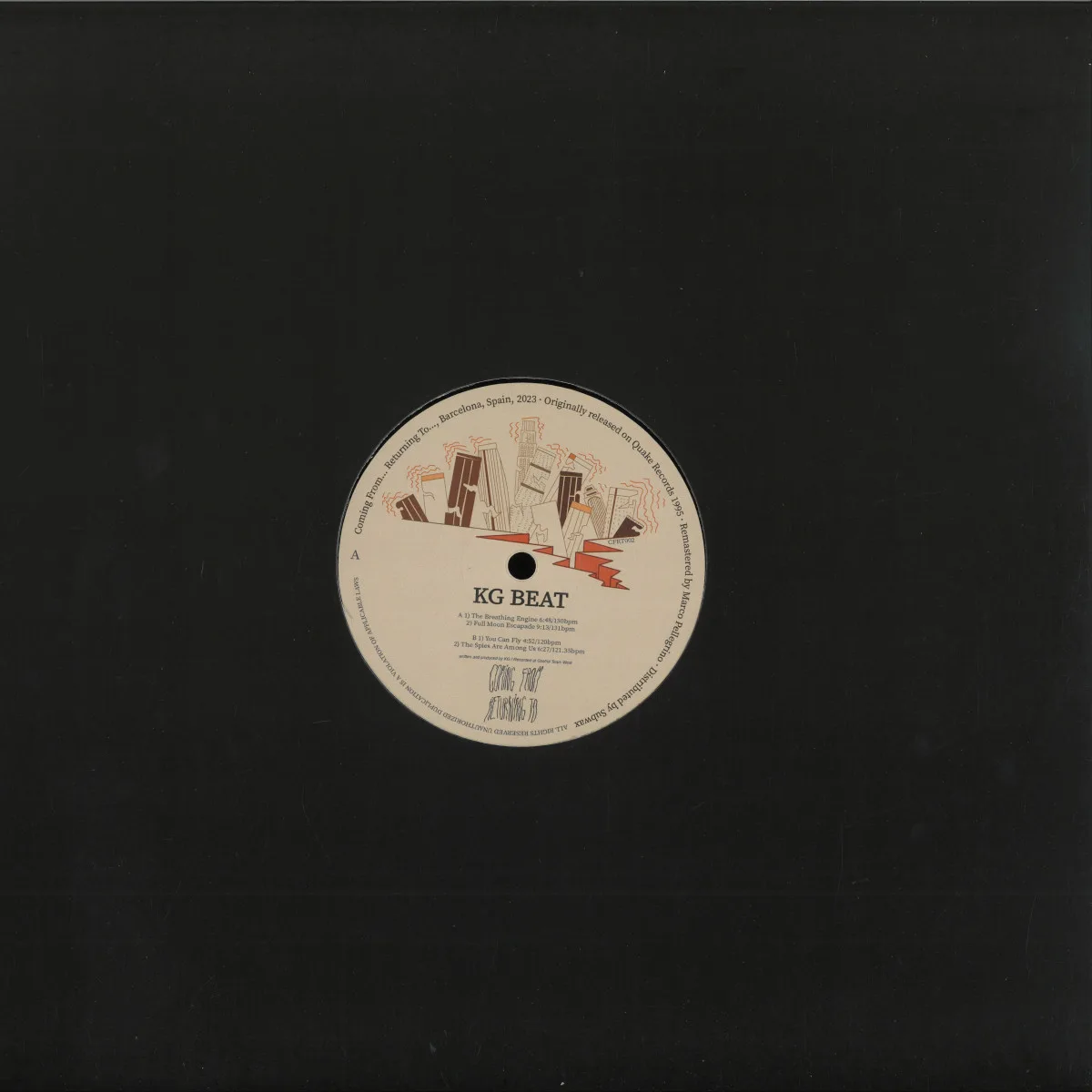 Back cover — Kg Beat — Breathing Engine EP