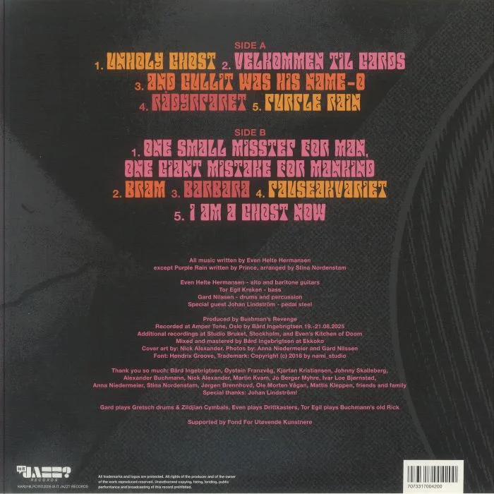 Back cover — BUSHMAN'S REVENGE — Ah Les Vaches