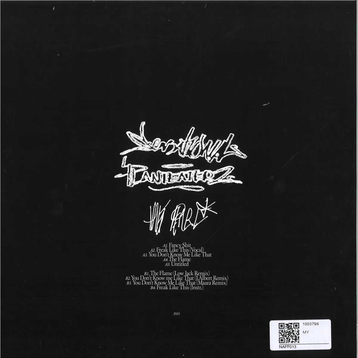 Back cover — Sensationalft.Planteaterz — The Pearl LP