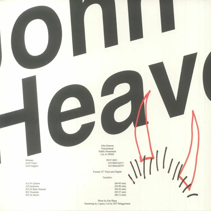 Back cover — JOHN HEAVEN — Nouminimal