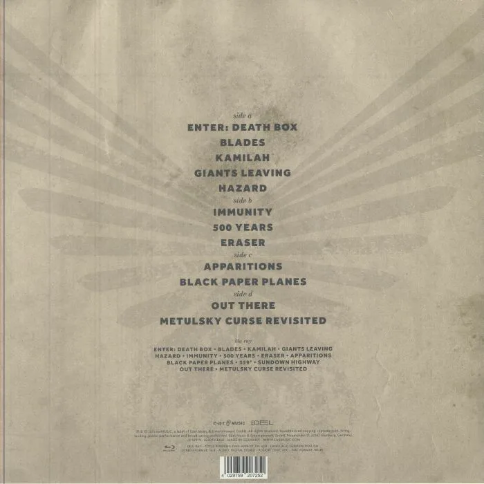 Back cover — LONG DISTANCE CALLING — Live At Lichtburg