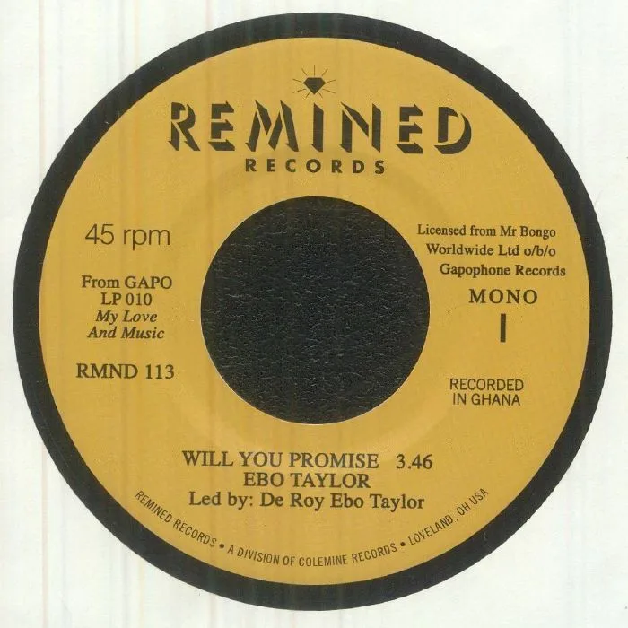 Ebo TAYLOR — Will You Promise (mono)