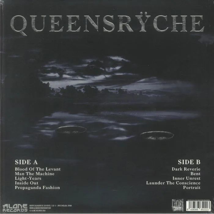 Обратная сторона обложки — QUEENSRYCHE — The Verdict (reissue)
