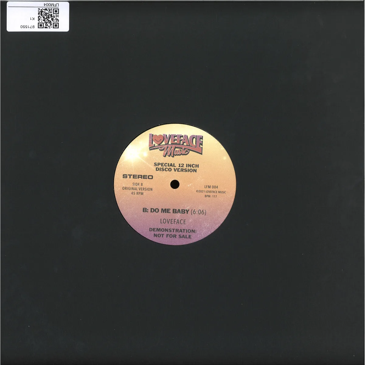 Back cover — Loveface — De-mixes: Vol 4