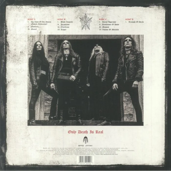 Back cover — TRIUMPH OF DEATH — Resurrection Of The Flesh: Triumph Of Death Live 2023
