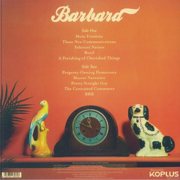 Обратная сторона обложки — BARBARA — Barbara