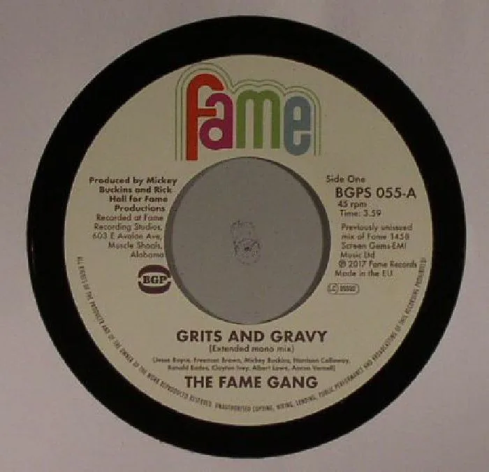 Лицевая сторона обложки — The FAME GANG — Grits & Gravy