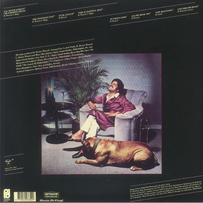 Back cover — Dexter WANSEL — Time Is Slipping Away (reissue)