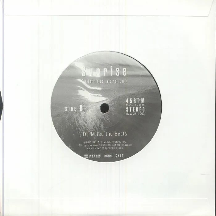 Back cover — DJ MITSU THE BEATS — Sunrise