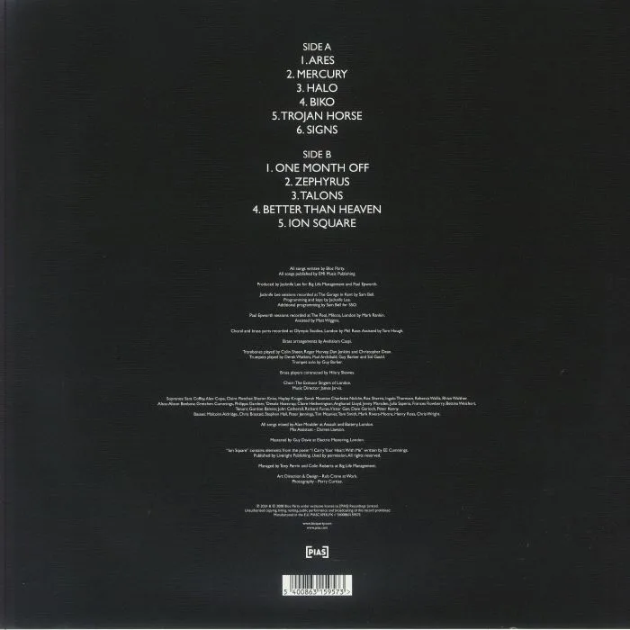 Back cover — BLOC PARTY — Intimacy (reissue)