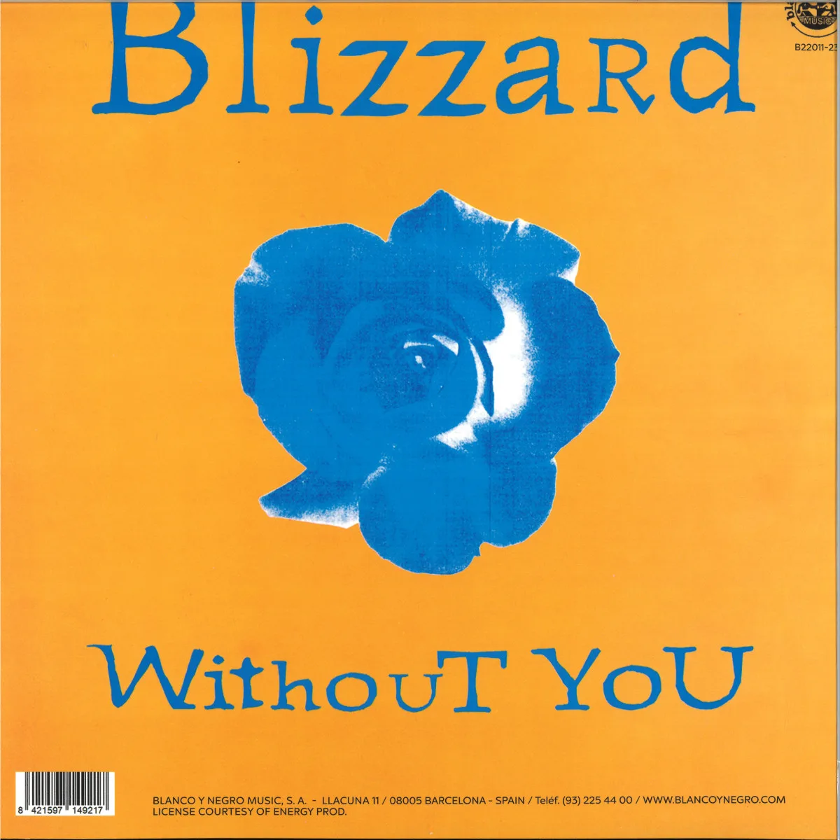 Обратная сторона обложки — Blizzard — It’s Only Love / Without You