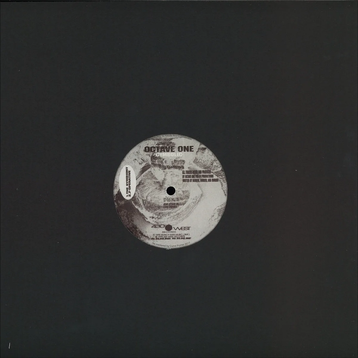 Back cover — Octave One — Cymbolic Ep 2x12"