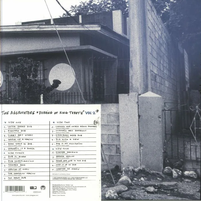 Back cover — The AGGROVATORS — Dubbing At King Tubby's Vol 2 (Record Store Day RSD 2024)