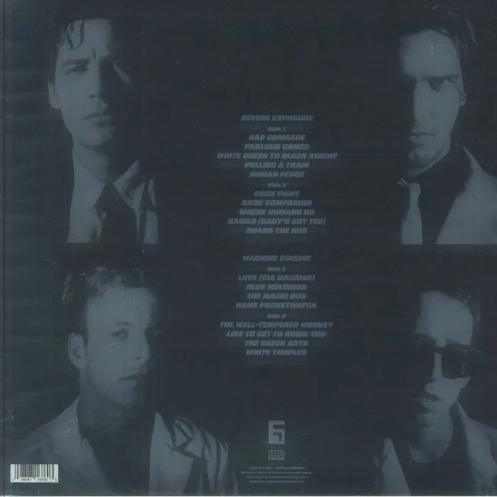 Back cover — SIX FINGER SATELLITE — Severe Exposure (30th Anniversary Deluxe Edition)
