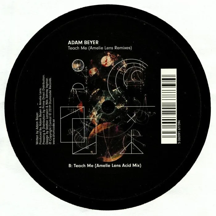 Back cover — Adam BEYER — Teach Me (Amelie Lens remixes)